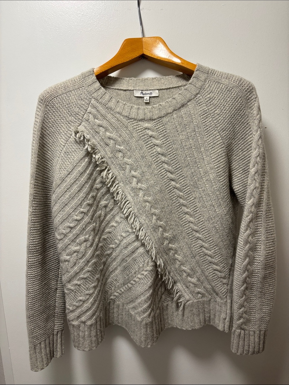 Madewell Grey Wool Sweater